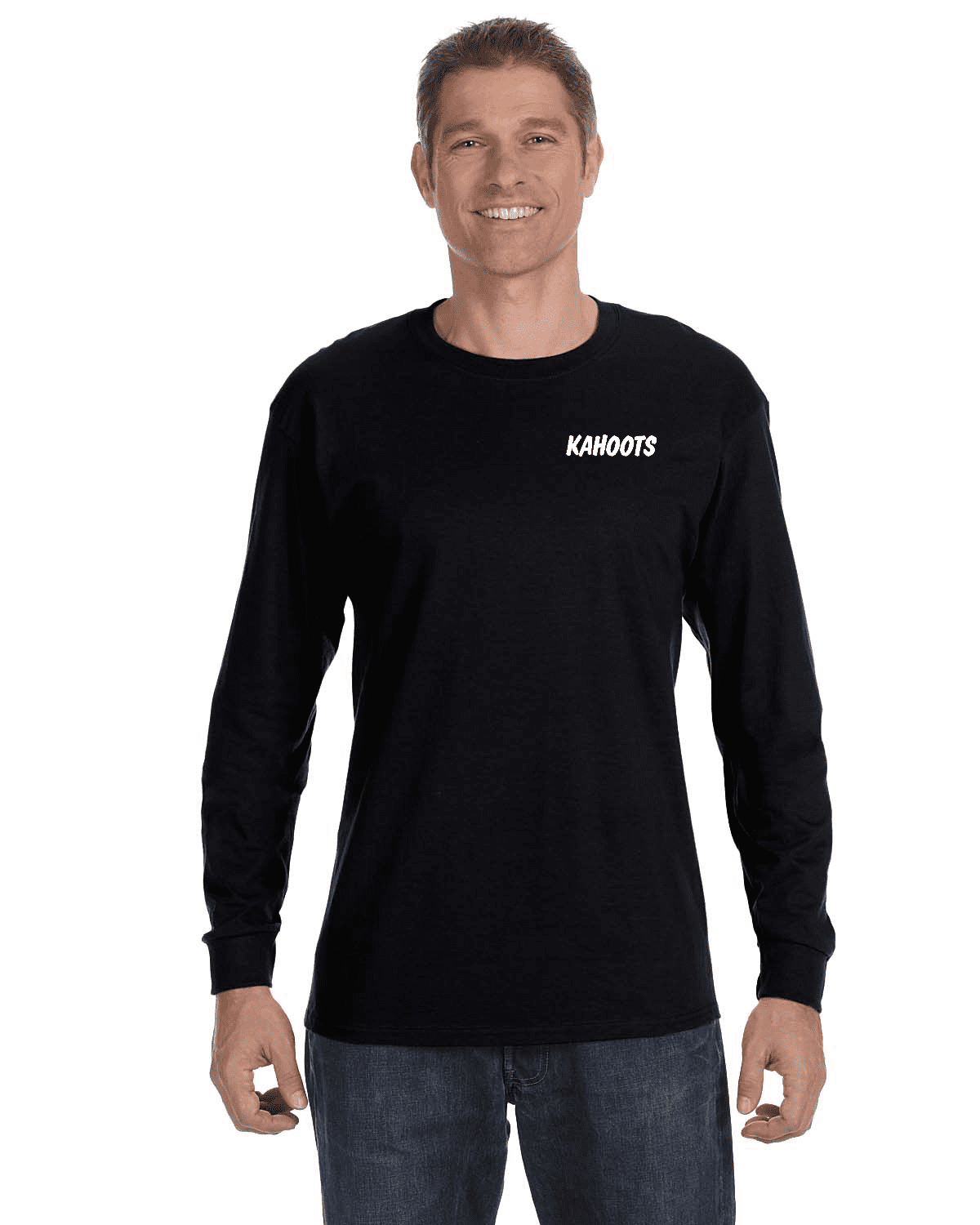 KAHOOTS T-Shirt - Long Sleeve Black (5586)